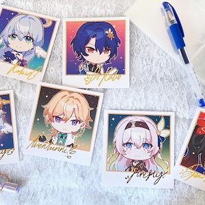 Honkai Sternenschiene HSR Penacony Polaroid, Foliendruck, Karte