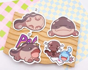 Pokemon Stickers (Clodsire, Wooper)