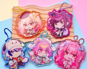 CLEARANCE Project Sekai Acryl Anhänger (Airi, Saki, Emu, Toya, Saki)