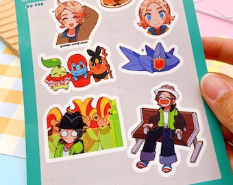 Pokemon Legends ZA Sticker Sheet