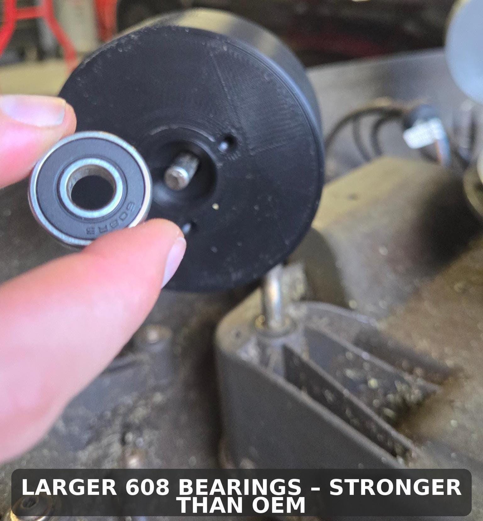 Husqvarna Automower Front Wheel Kit (8mm Axle) – Upgrade Bearings & Install Tool