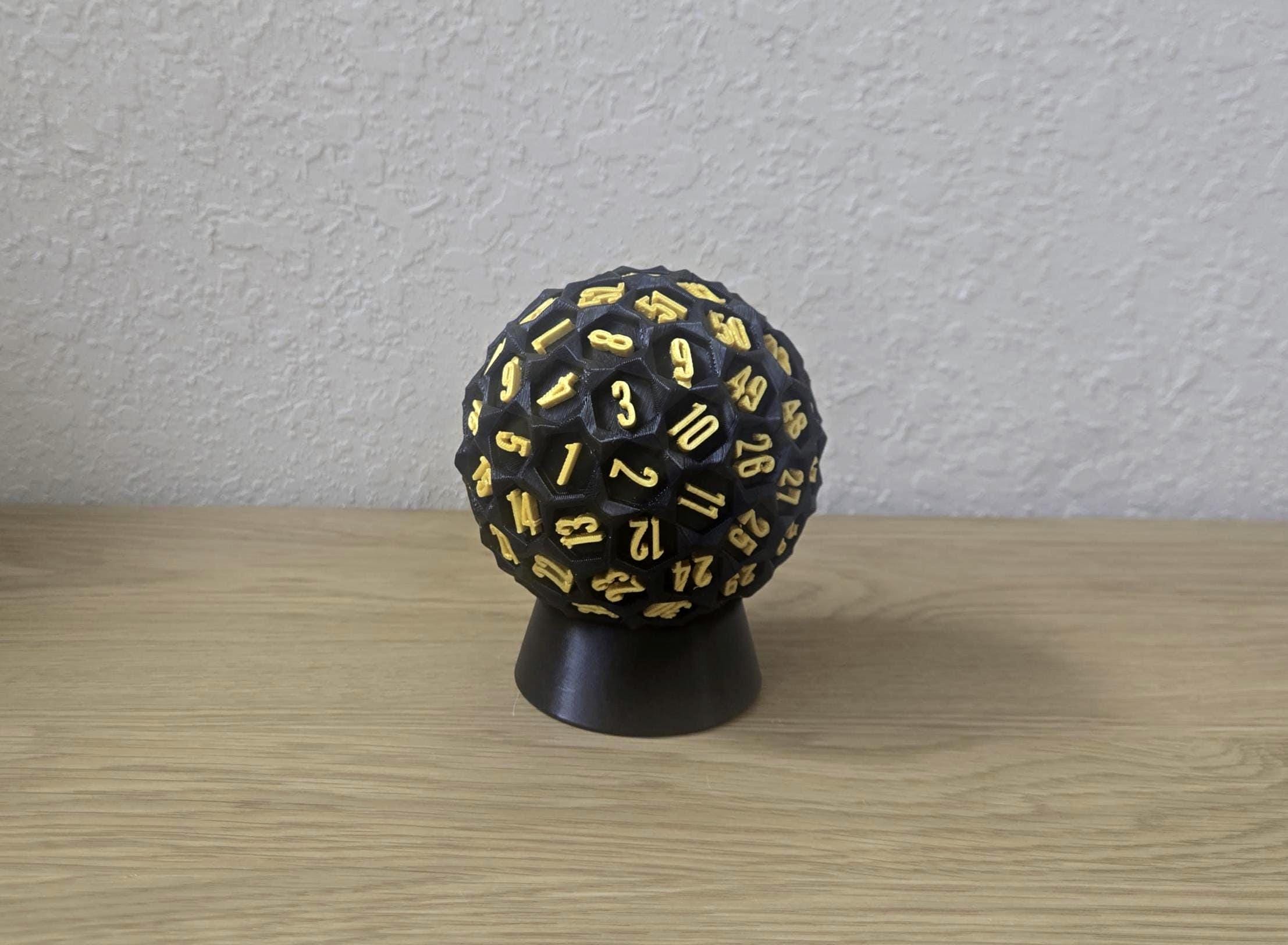 Oversized Roll Down D100, Giant 100 Sided RPG Dice for Tabletop Games