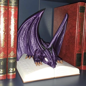 Dragon Book Night Light, comes with included L.E.D ligthning