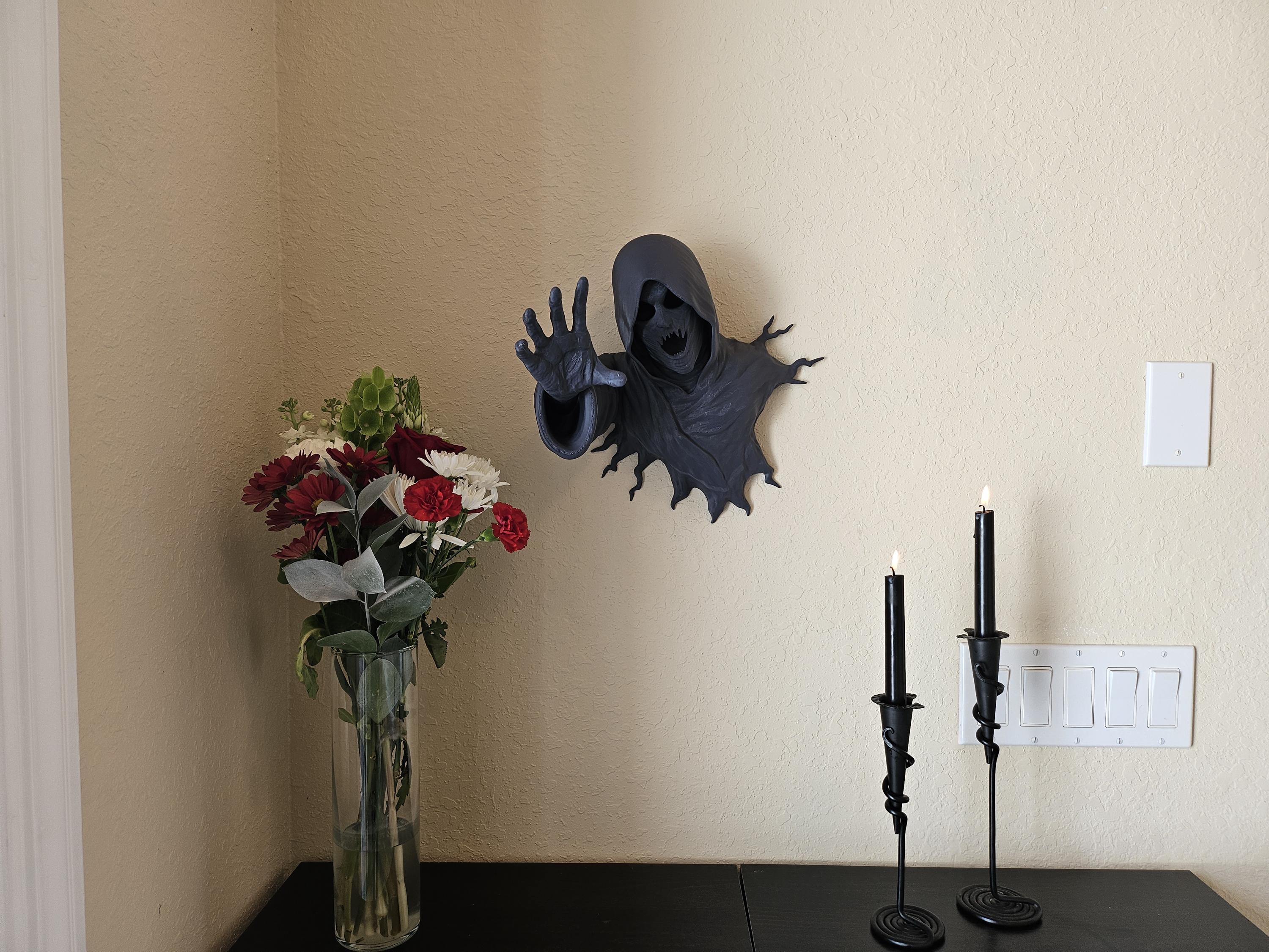 Void Reaper Wall Decor, Gothic Ghost Halloween Decoration