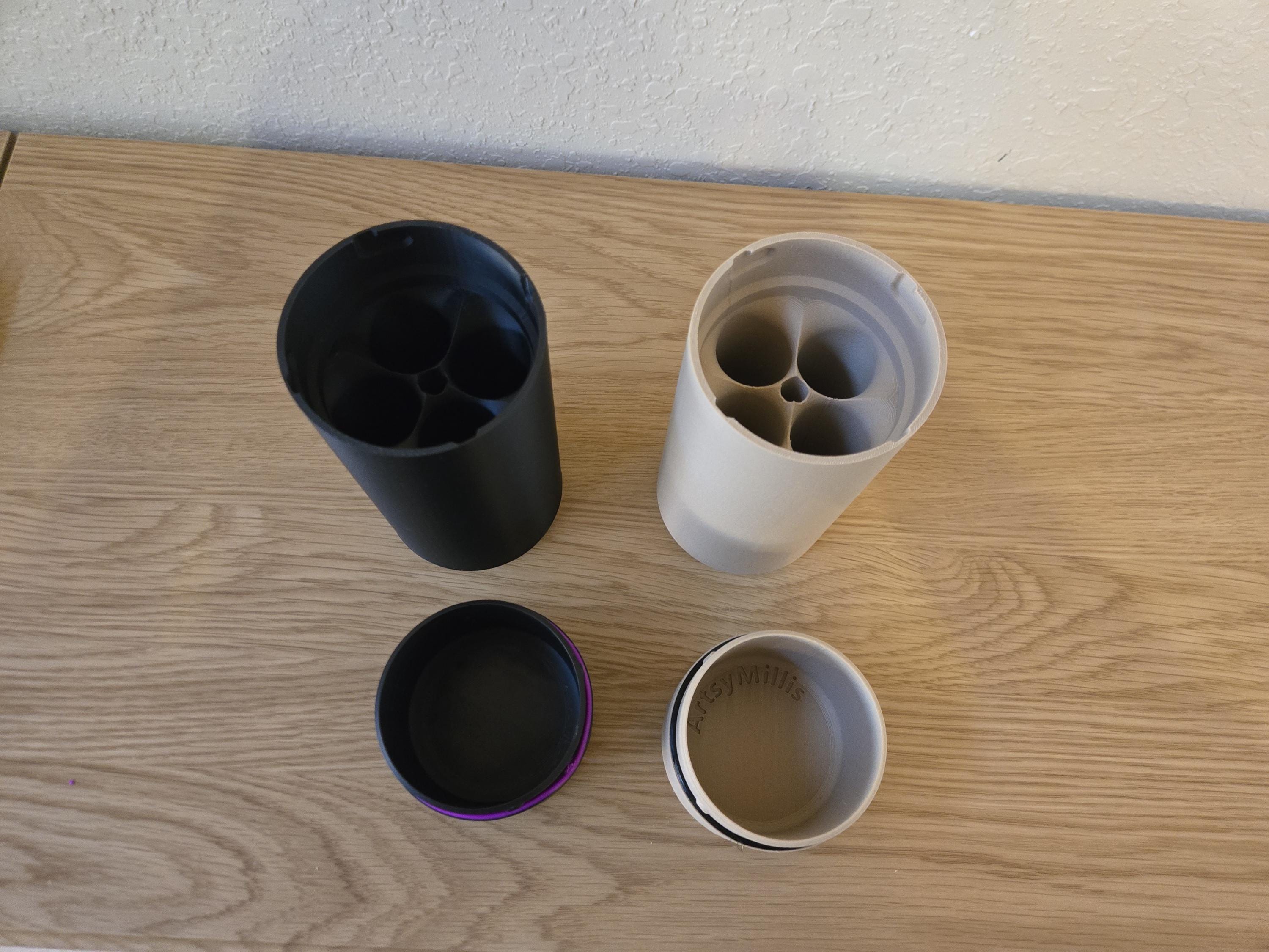 Four Cigar Travel Holder for Cigars up to 7 by 70