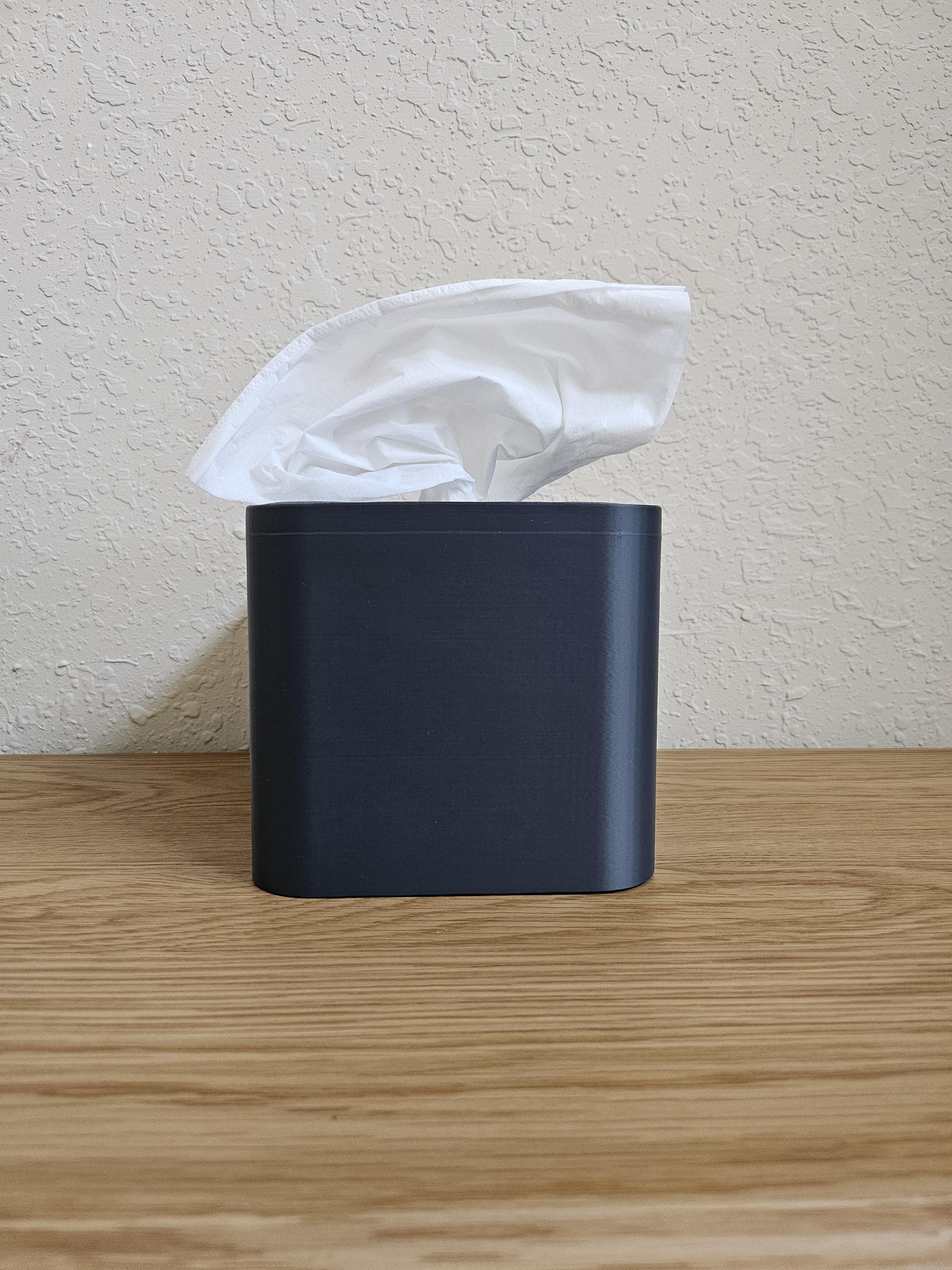 Modern Square Tissue Box Cover: Sleek Minimalist Design
