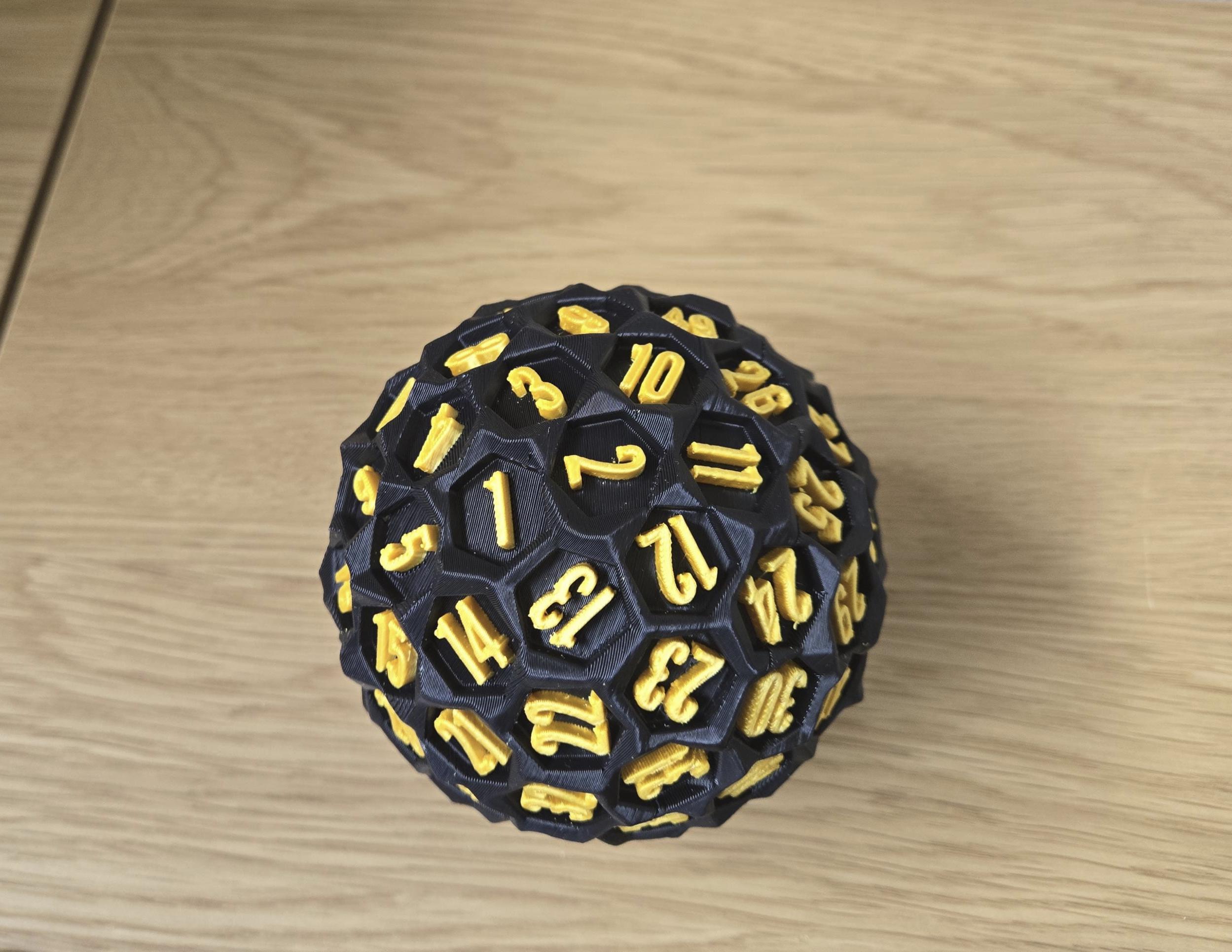 Oversized Roll Down D100, Giant 100 Sided RPG Dice for Tabletop Games