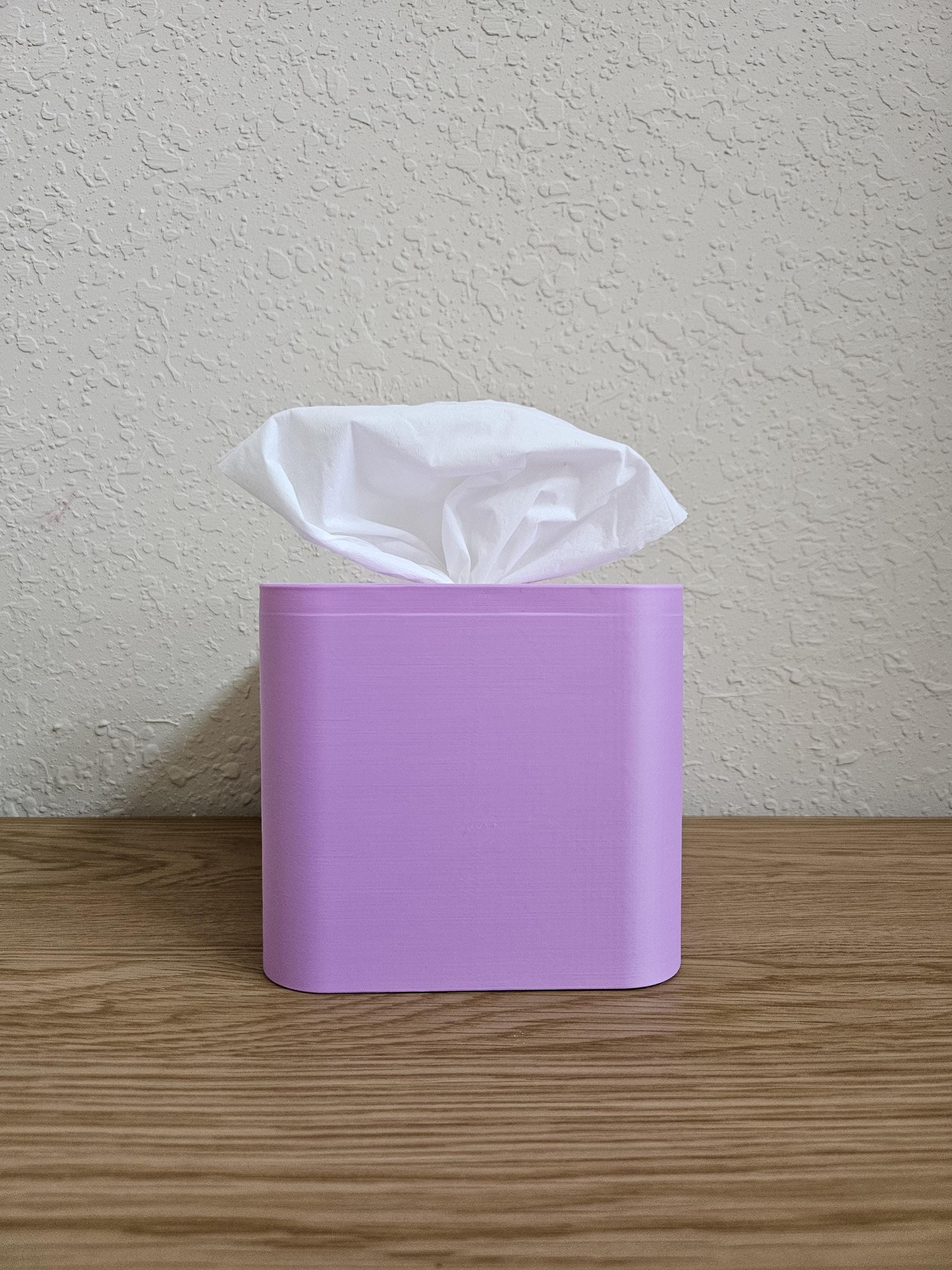 Modern Square Tissue Box Cover: Sleek Minimalist Design