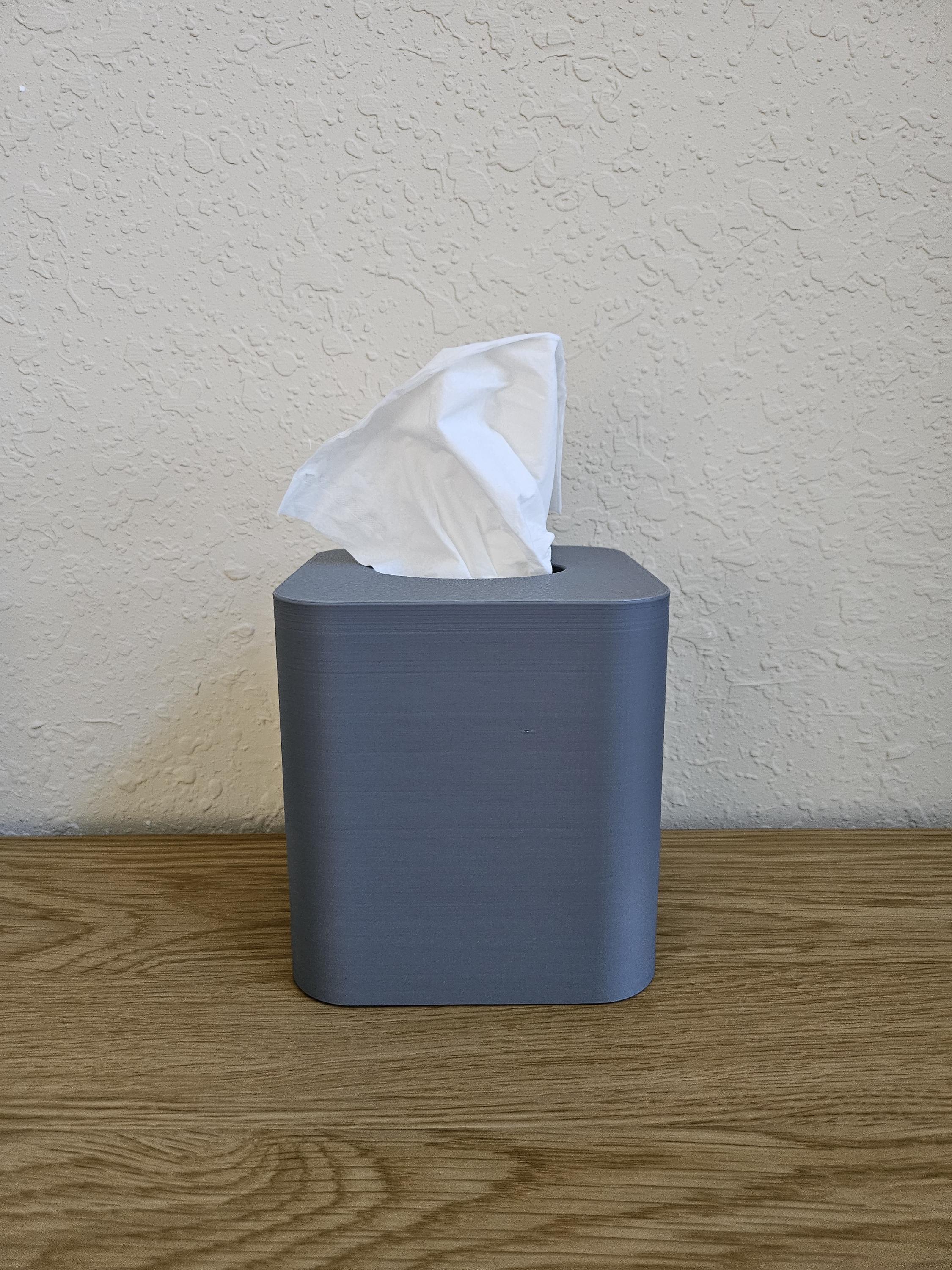 Modern Square Tissue Box Cover: Sleek Minimalist Design