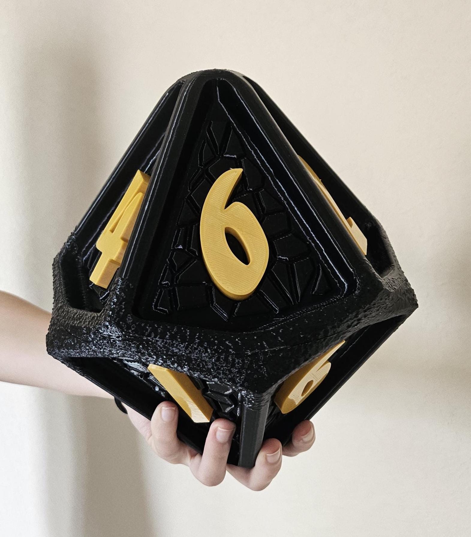 Giant Rubberized D10, 9 Inch Indoor Gaming Die