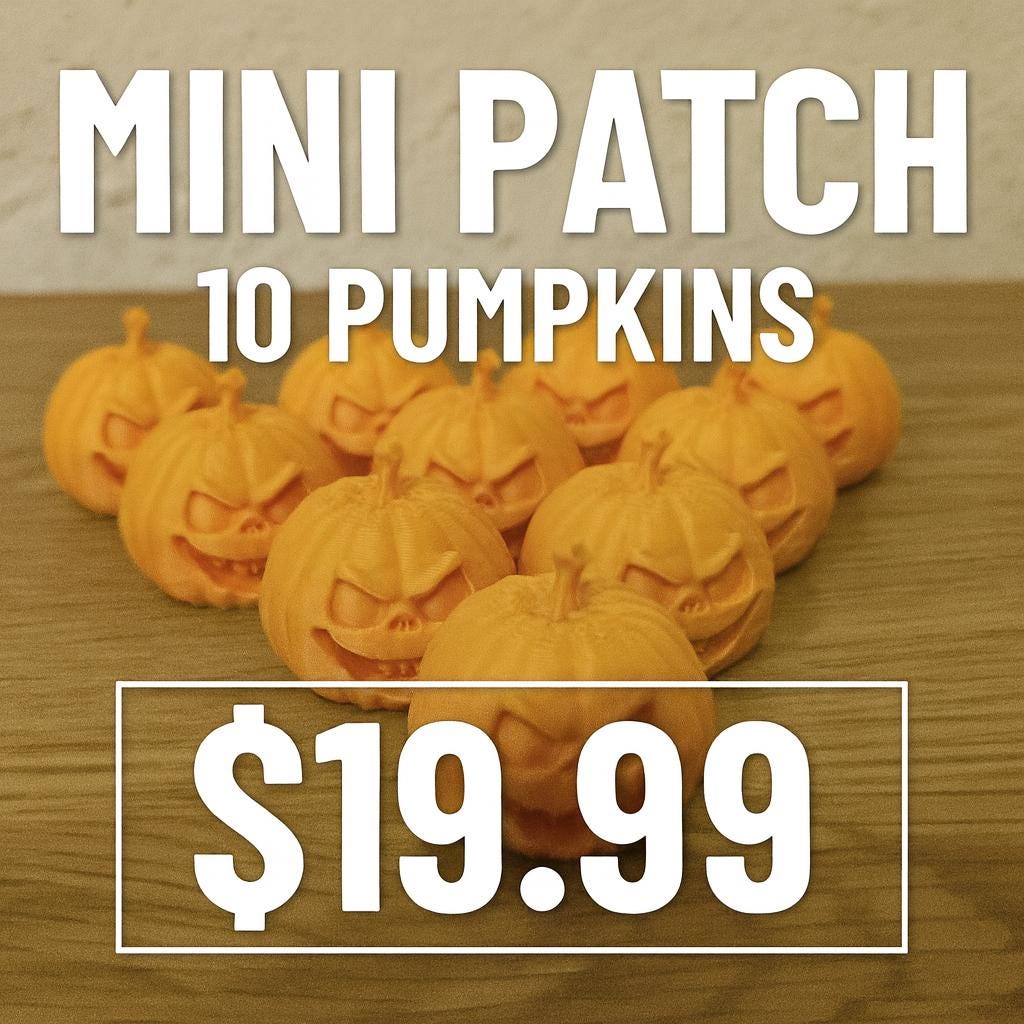 Mini Jack O Lantern Pumpkins, Halloween Shelf Decor