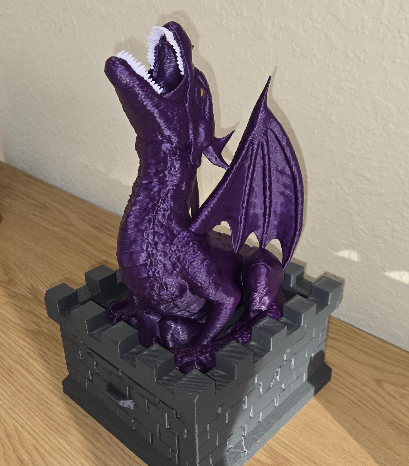 Dragon Dice Tower Vault – with Dice Drawer + 7-Dice Set