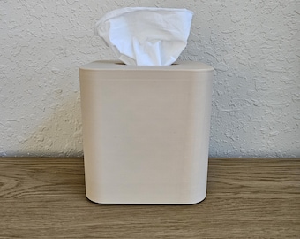 Modern Square Tissue Box Cover: Sleek Minimalist Design