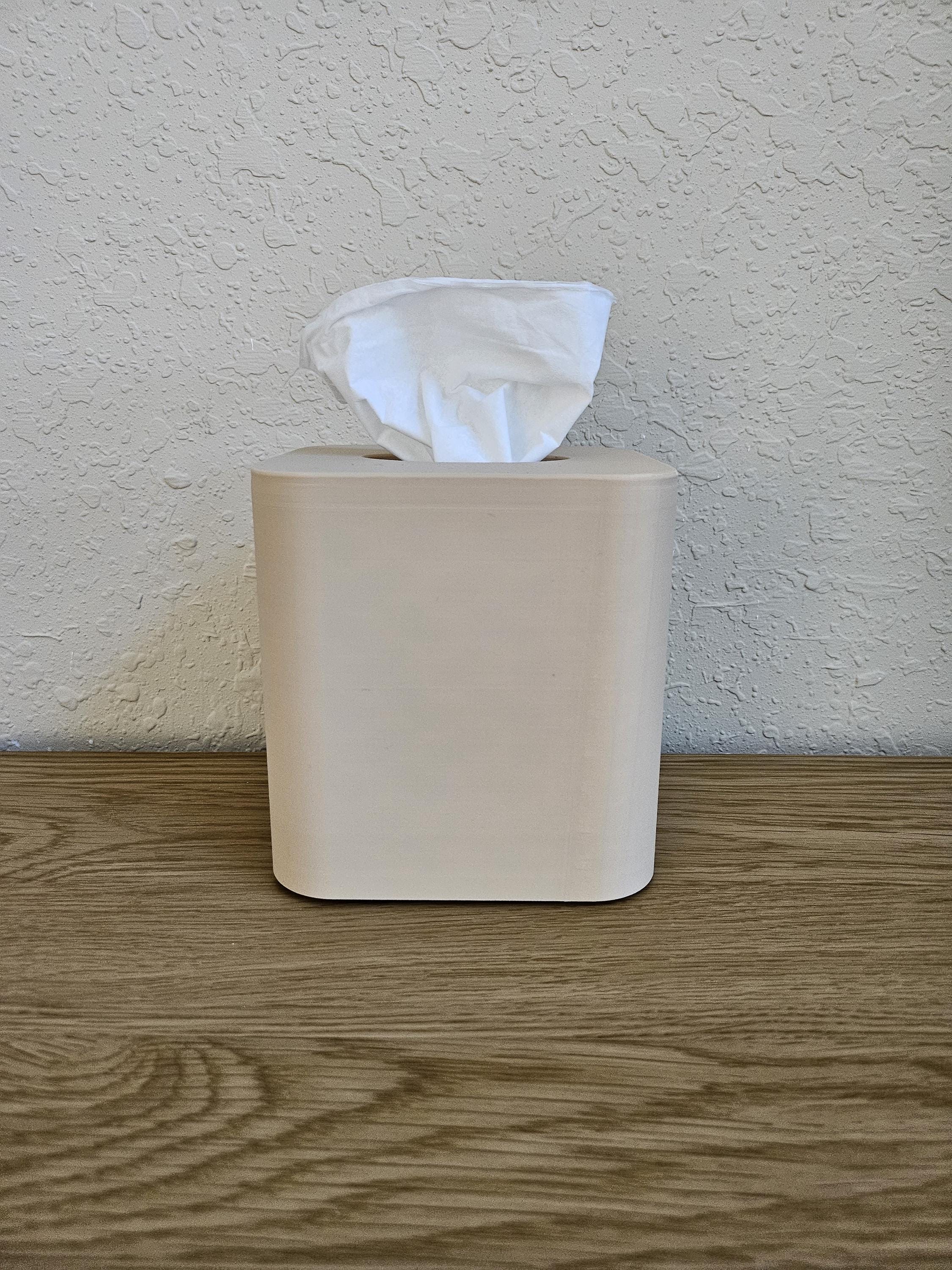 Modern Square Tissue Box Cover: Sleek Minimalist Design