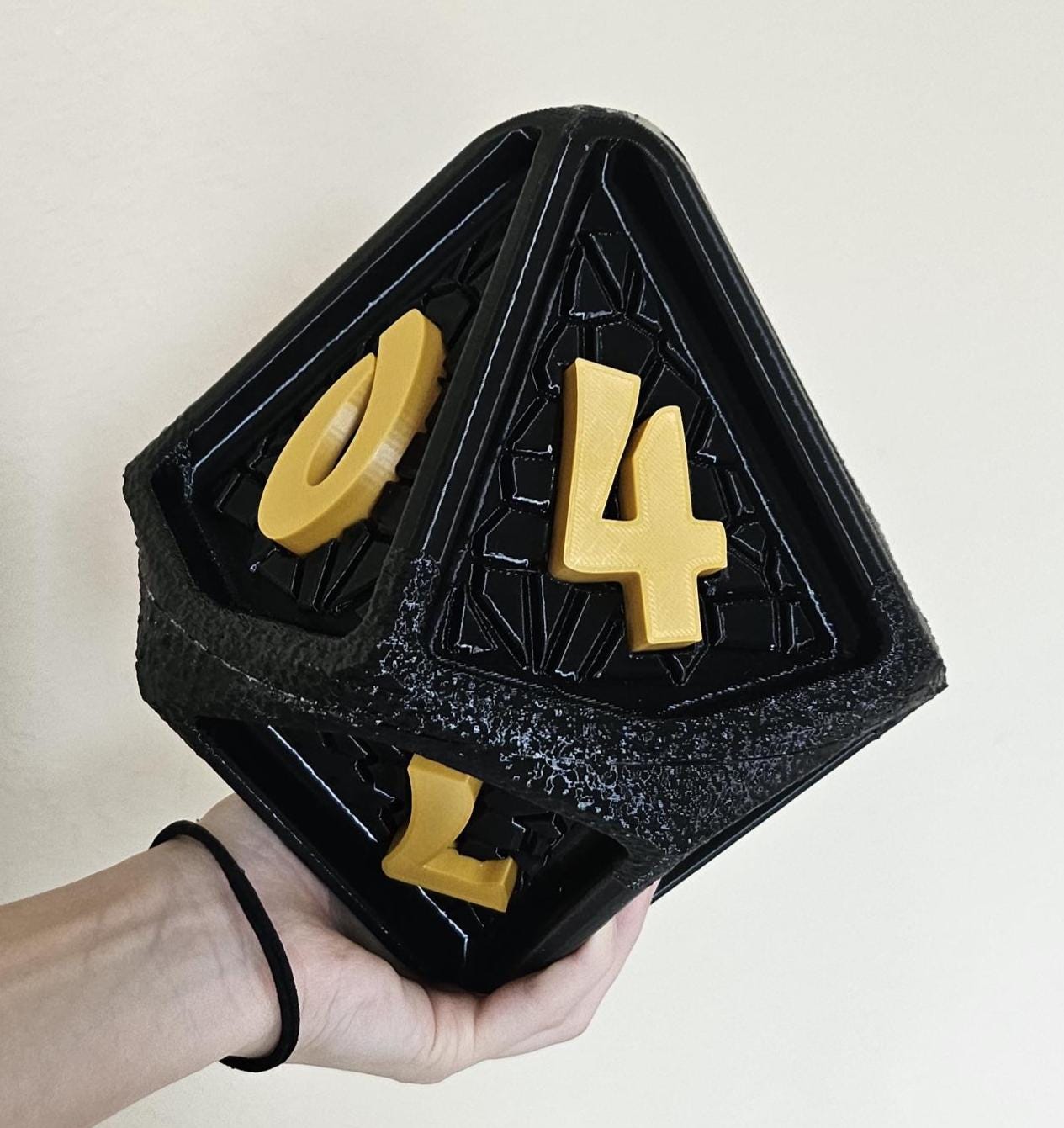 Giant Rubberized D10, 9 Inch Indoor Gaming Die