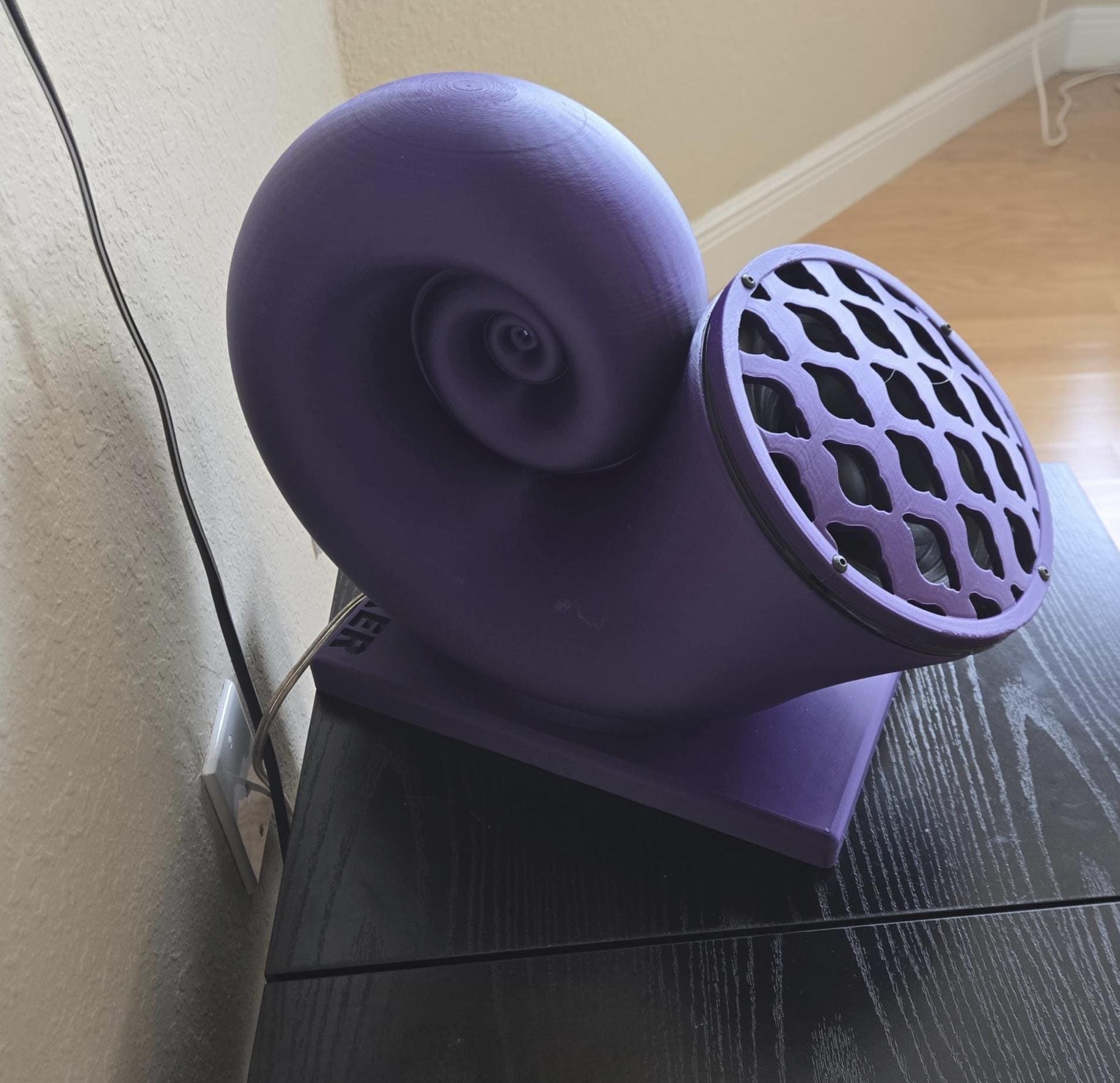 Pair of Large Nautilus Speakers, 8 Inch Full Range Passive Audio