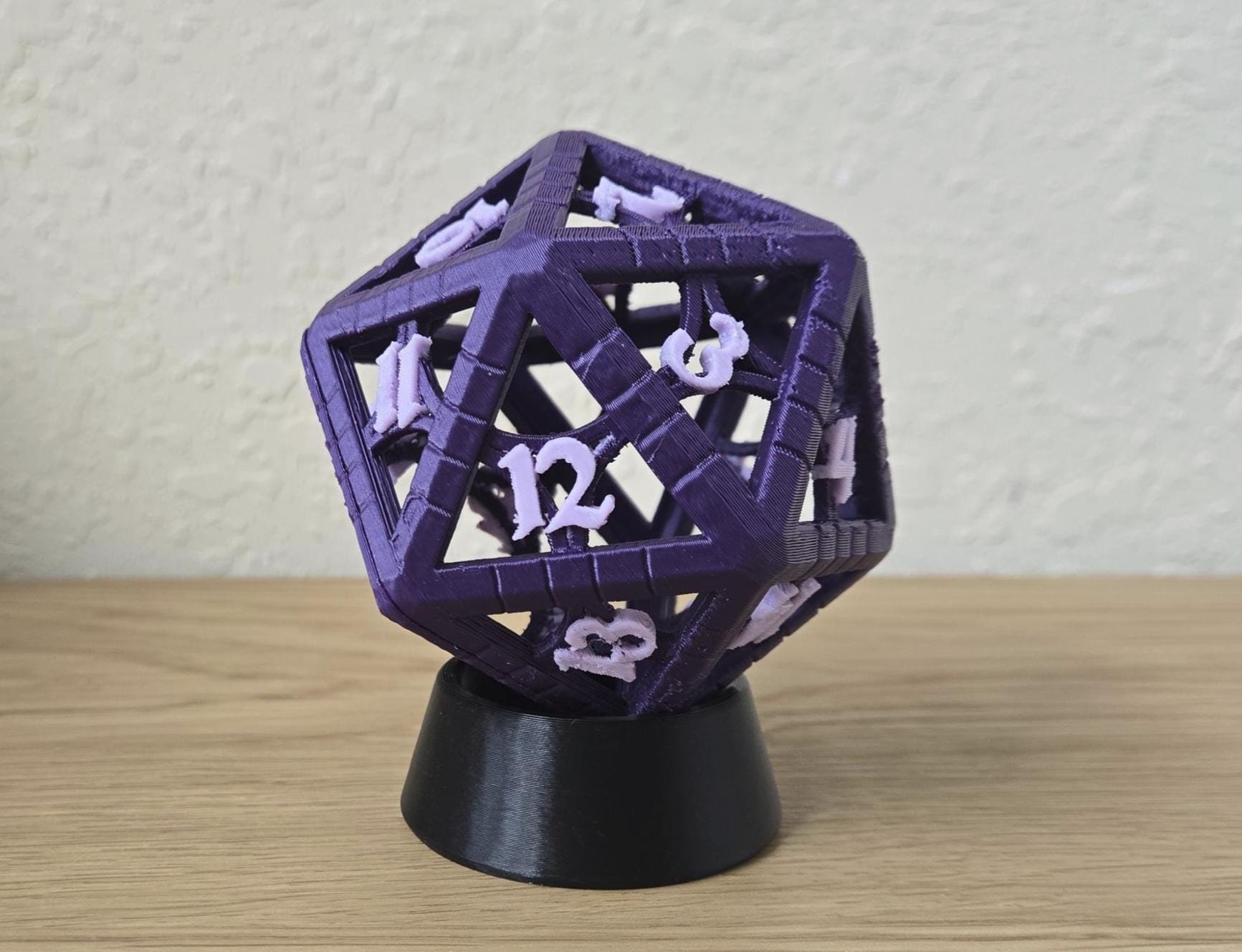 Large Mana Inspired D20 Spindown Life Counter, 3.2 Inch
