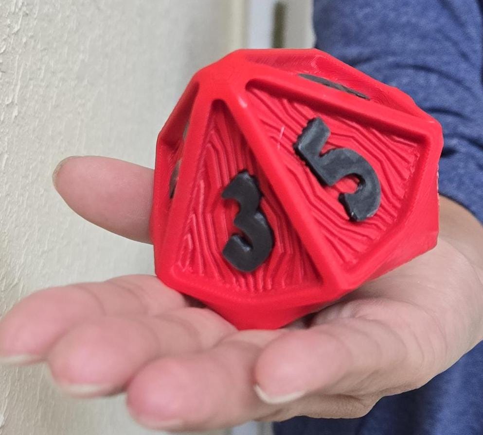 Large D10 Die – Custom Colors, Impact-Resistant, Lightweight & Satisfying Roll, D10 Dice, Role Playing