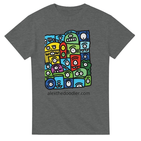 Doodle World T-Shirt – Heavyweight Cotton, Classic Fit, Durable & Vibrant