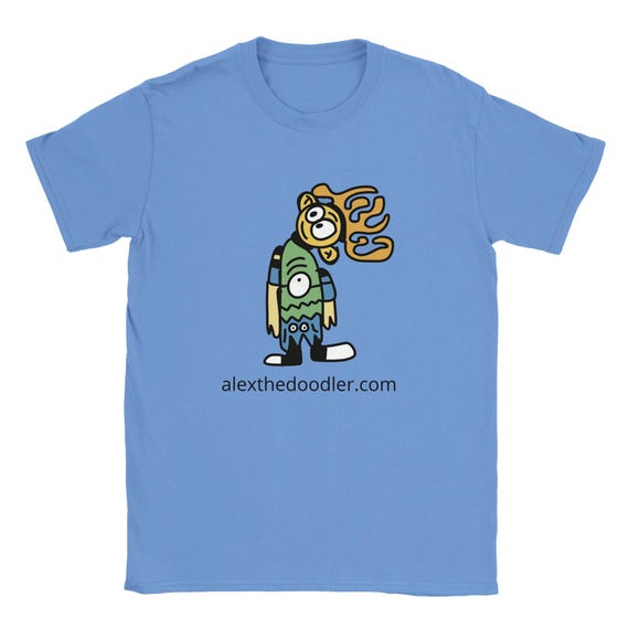 Wavy Hair Boy Classic Unisex Crewneck T-shirt | Gildan® 64000