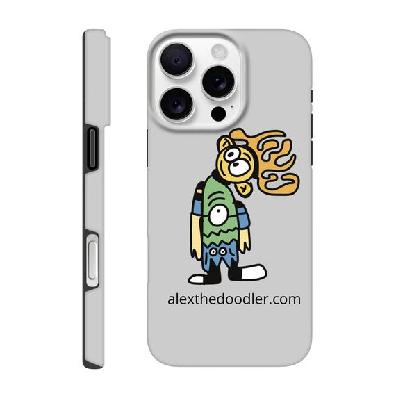 Wavy Hair Boy Tough case