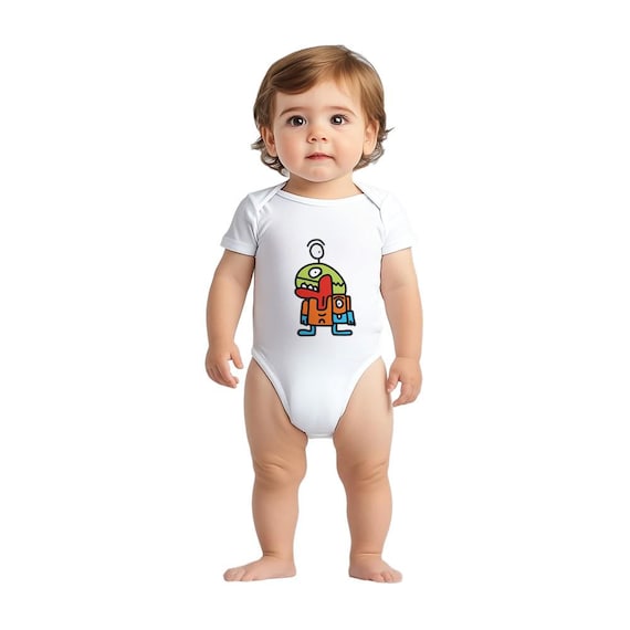 Spikey Mikey Classic Baby Short Sleeve Bodysuit
