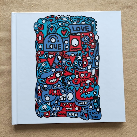 Hardcover Love Doodle World Photo Book