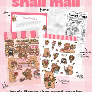 Snail Mail | Monthly Subscription | Prints and Stickers