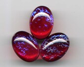 WHOLESALE DISCOUNT 10pcs 25x18mm BIG Oval Dragons Breath Mexican Fire Opal glass cab cabochon Czech diy Pendant Necklace Bracelet Pin