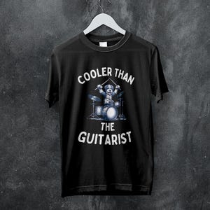 Funny Dog Drummer T-Shirt: Music Lover Gift