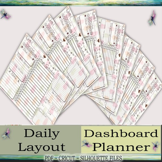 Daily Horizontal Dashboard - Lazy Days & Watermelon Ways - Goodnotes + Notability + PDF