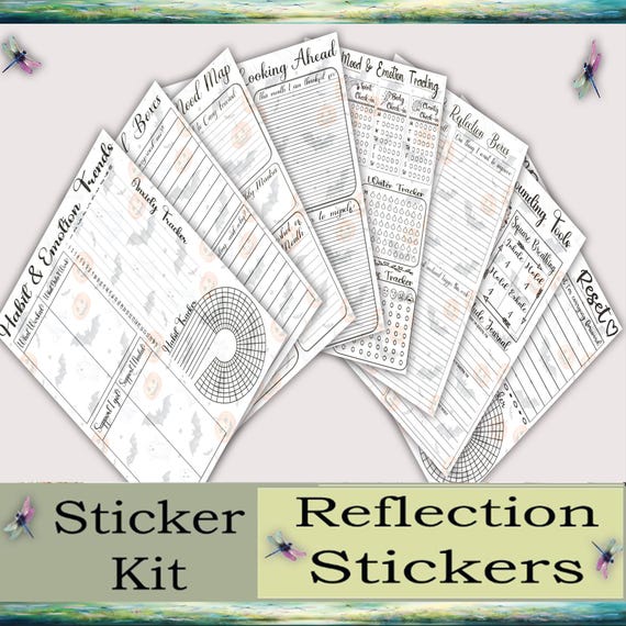 Reflection Stickers Kit - Cauldrons & Candy Corn - Full Set - GOODNOTES