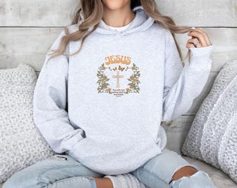 Women christian gift, Religious, Hoodie, Christian, Bible verse, Jesus loves you