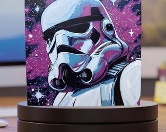 Stormtrooper Hueforge 3D Printed Fan Art | Star Wars Wall Decor | Galactic Collectible