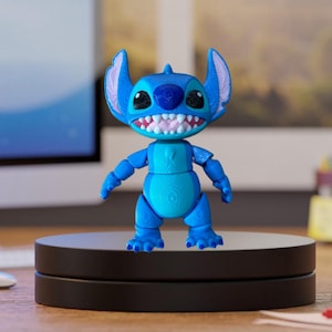 Flexible Stitch Toy – 3D Printed Lilo & Stitch-Inspired Collectible