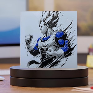 3D Dragon Ball Z Card Game Shadowbox Vegeta Glory Obsessed