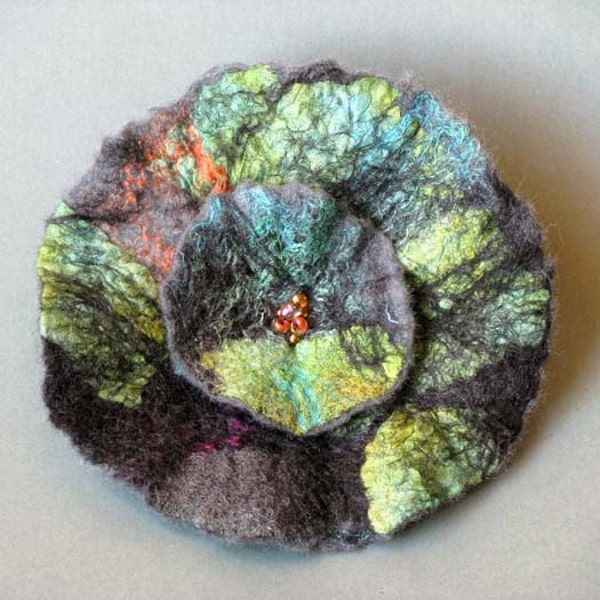 Night Blooming Flower Pin