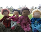 DEPOSIT Custom Waldorf Baby Doll 16 - 17 inch Noble Doll Waldorf Inspired Button-Jointed Doll