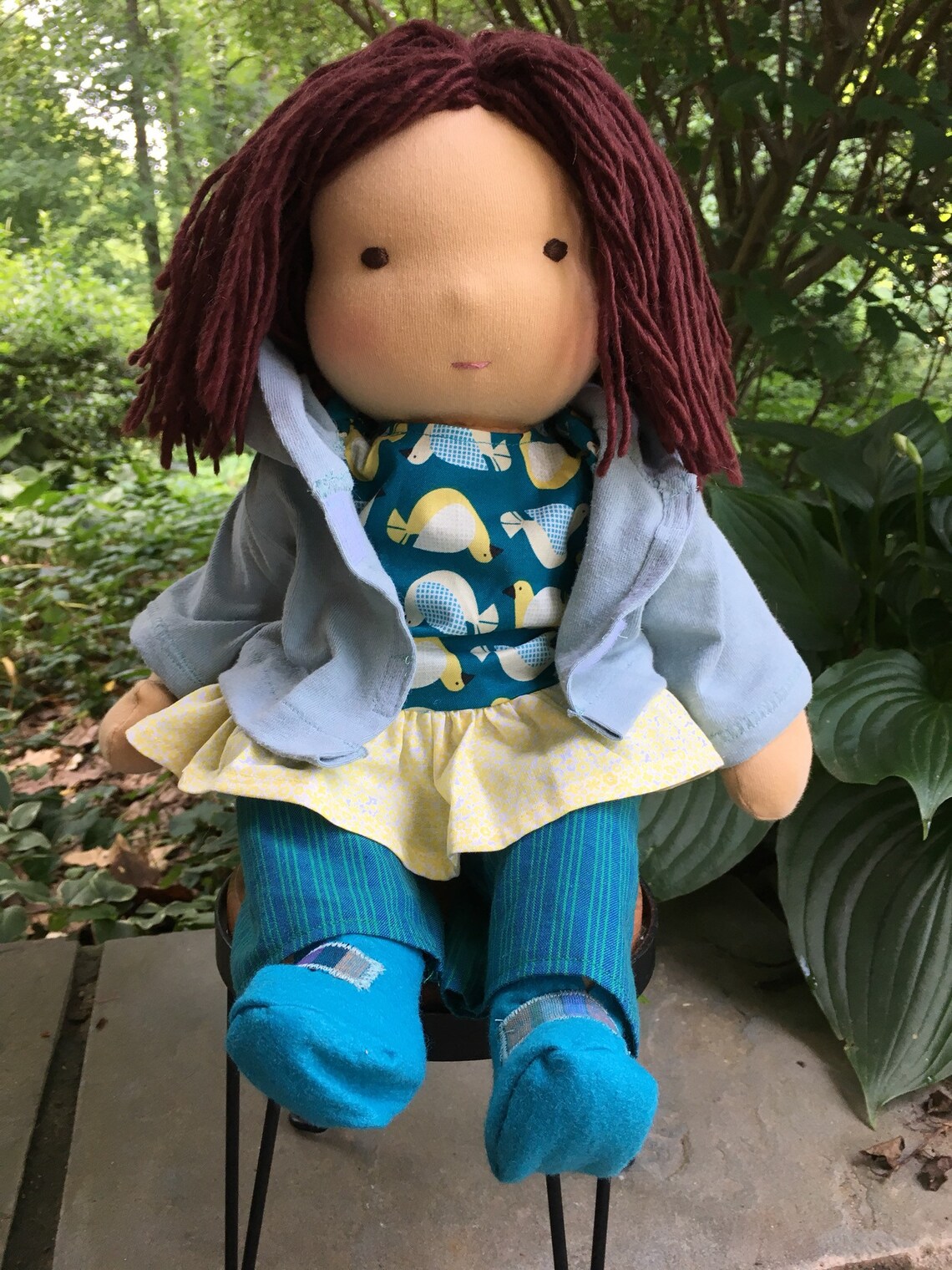 Custom Waldorf Baby Doll 16 17 inch Noble Doll Waldorf Etsy