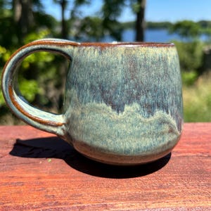 Blue-green mug