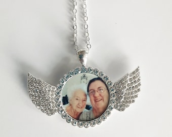Wedding Memorial Necklace, Gift for Her, Remembrance