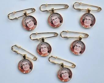 Bulk fotospeldjes gedenkteken: bruiloft, boutonnière gunsten, goud, zilver, brons opties
