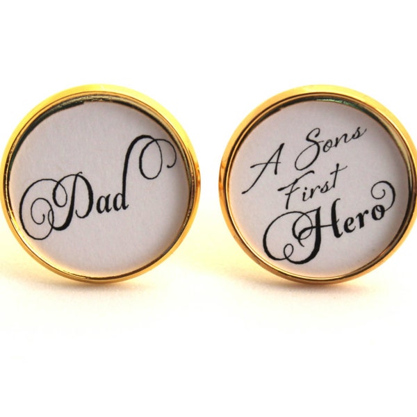 Fathers Day Gift, Dad A Sons First Hero, Father of the Groom Gift