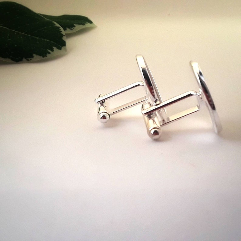 Father of the Groom Gift, Wedding Cufflinks, Gift From Bride, Proud to Be Your Son, Personalized image 9