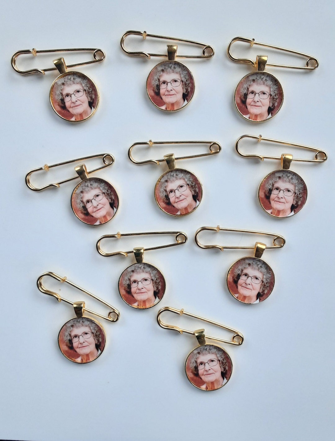 Funeral Memorial Pins Custom Memorial Pins Bulk Order Etsy