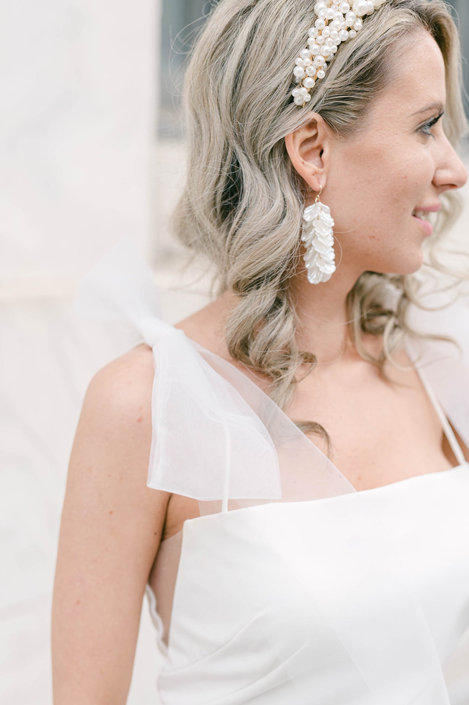 Wedding Veil Bow Bridal Wings Bow Cape Veil Detachable Etsy