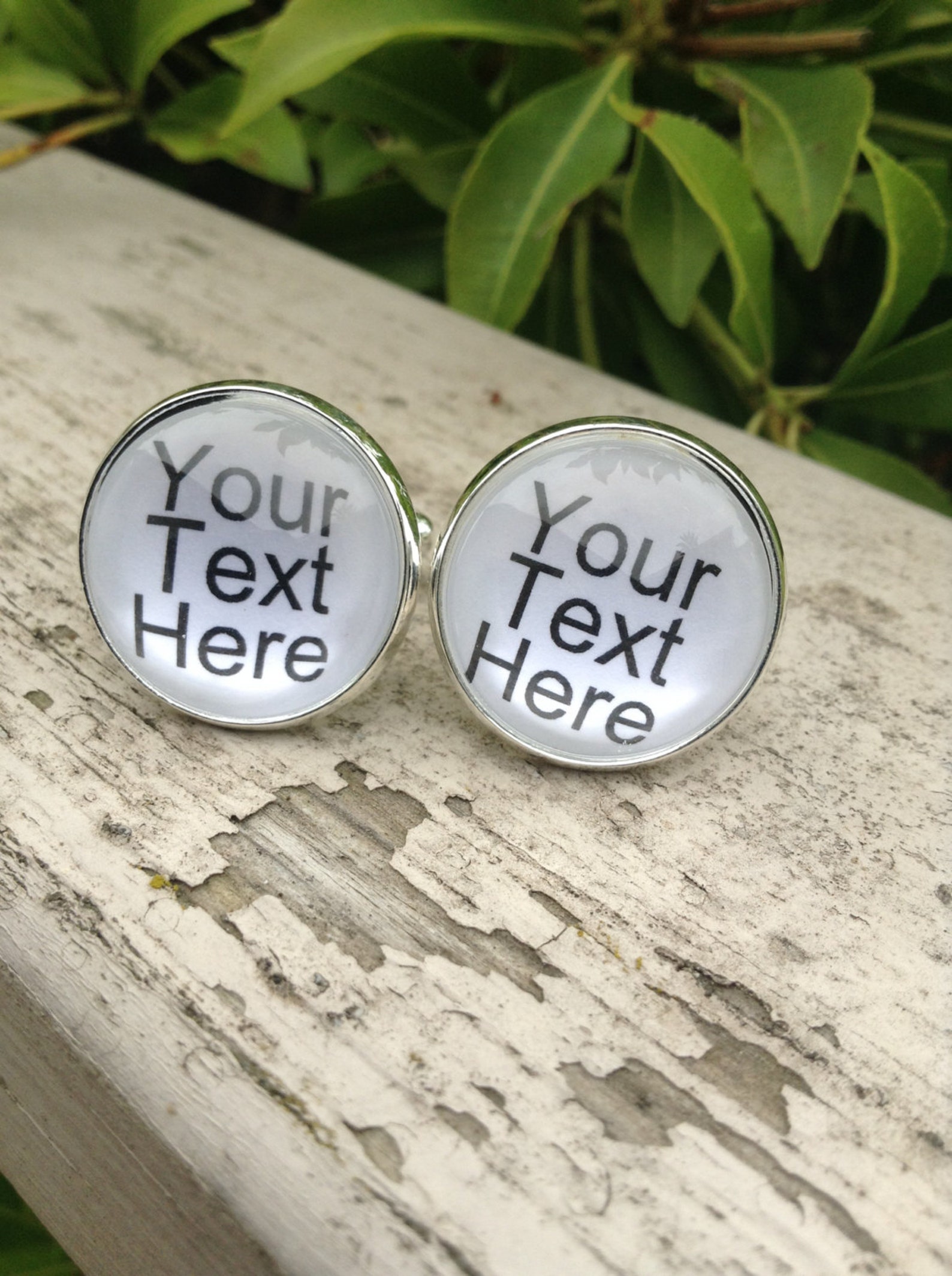 Custom Cufflinks Personalized Cufflinks Father of the Bride Etsy