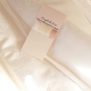 Wedding Veil Swatch Fabric Swatch Sample English Net - Etsy