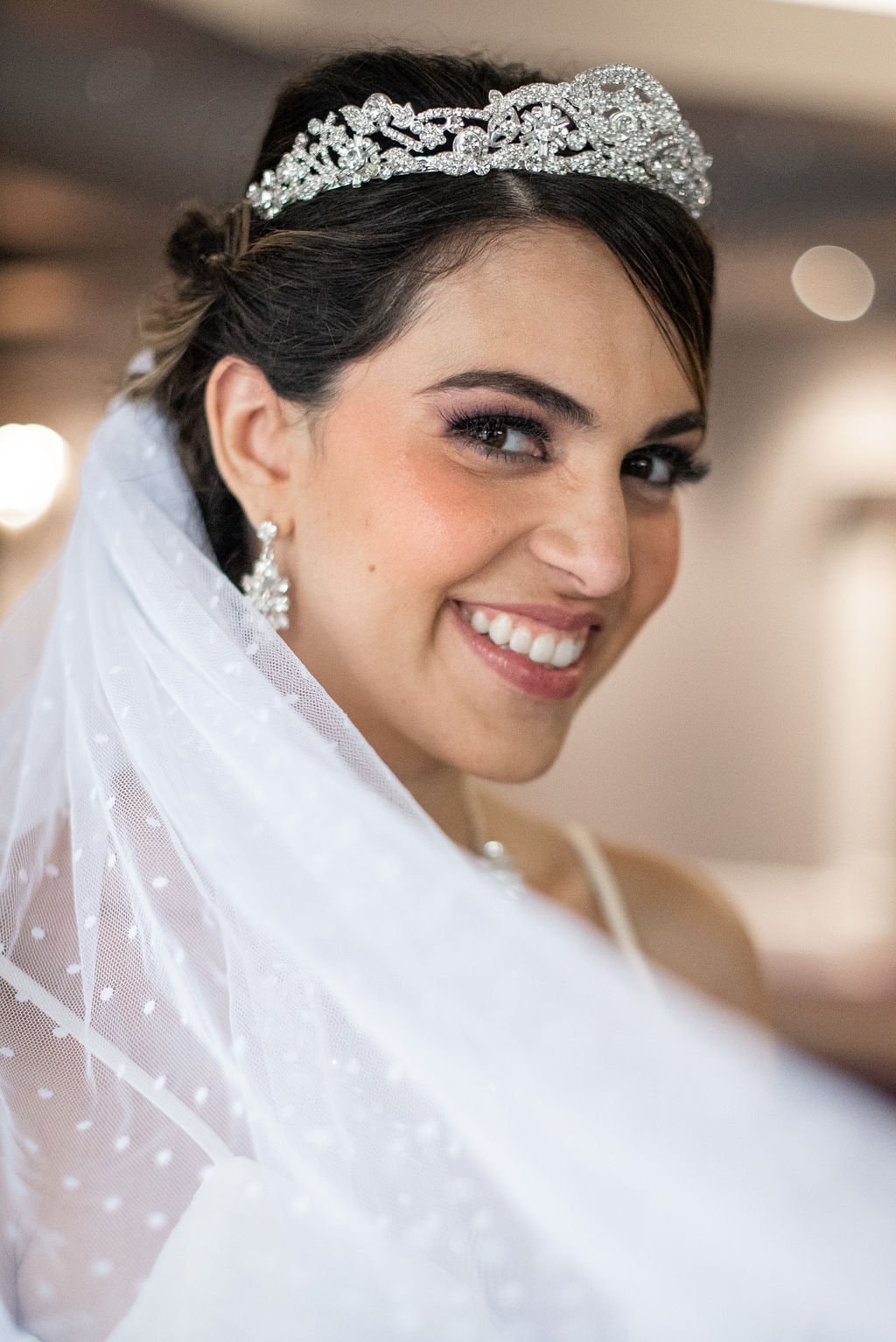 Super Soft Swiss Polka Dot Wedding Veil in Ivory - Etsy display picture 1