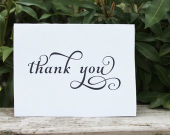 Printable Thank You Cards, Wedding or Graduation